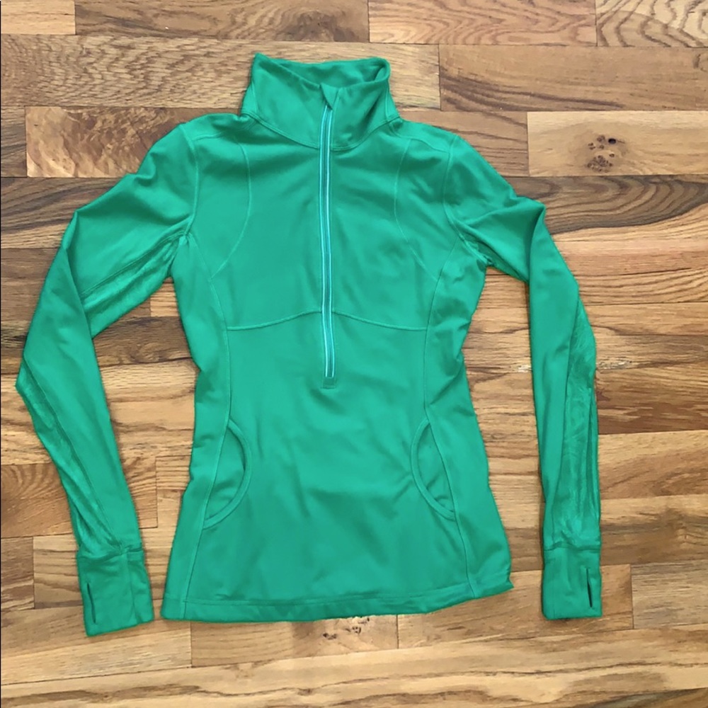 Lululemon Kelly Green Half Zip Jacket